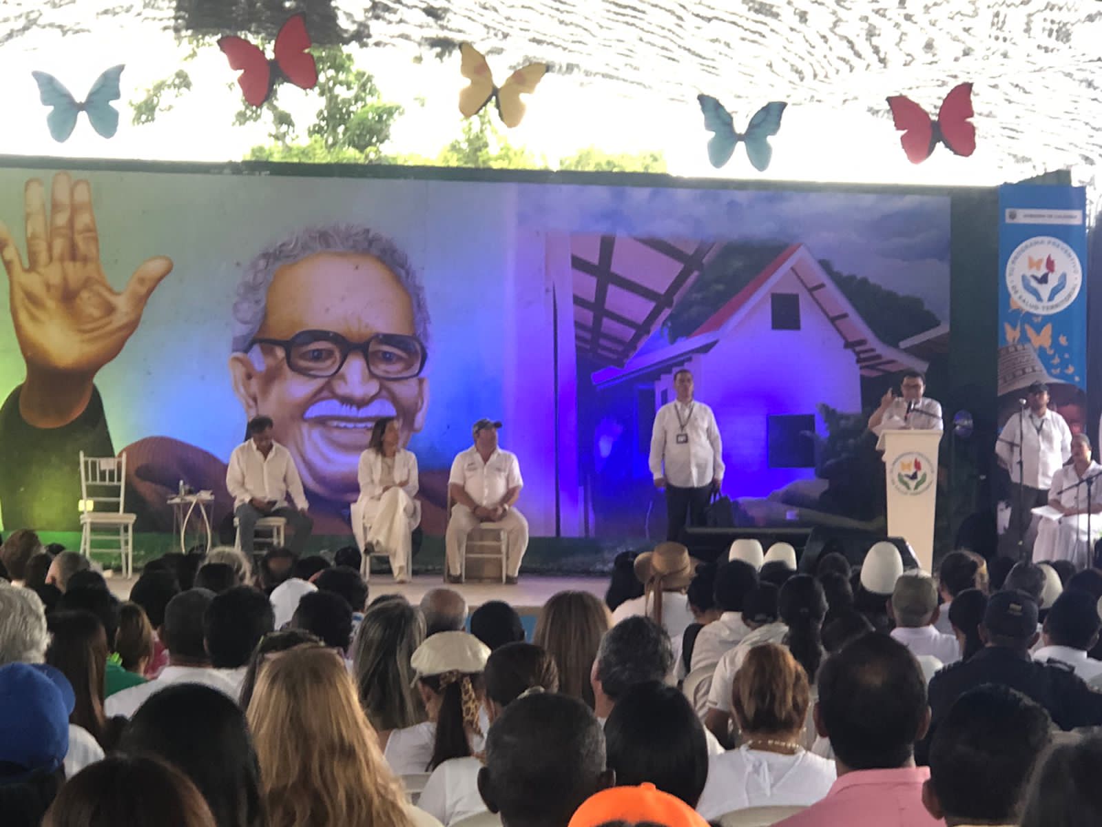 Gustavo Petro en Aracataca. Foto: Gissell Campo