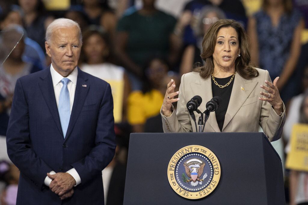 Joe Biden y Kamala Harris. I Foto: Mostafa Bassim/Anadolu via Getty Images.
