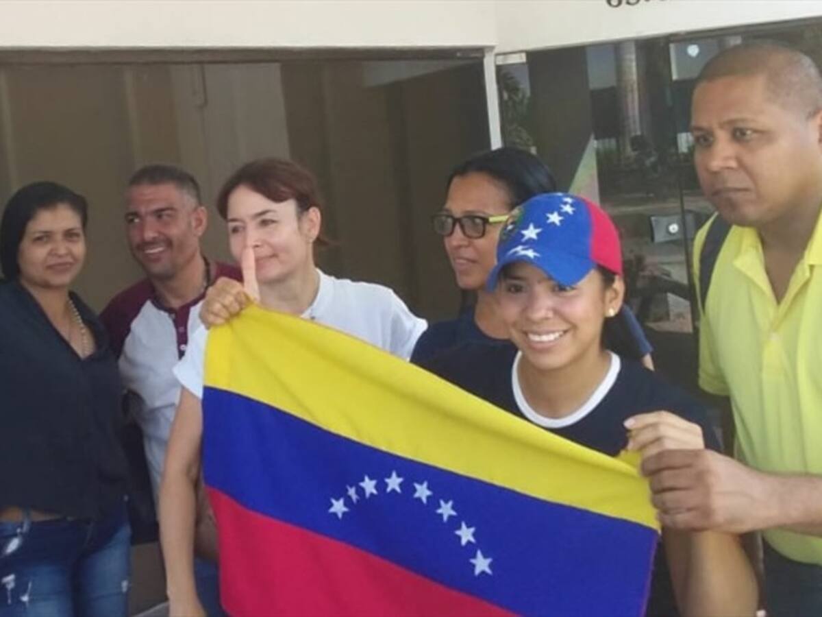 Con plantón en Barranquilla venezolanos exigieron la salida de Maduro