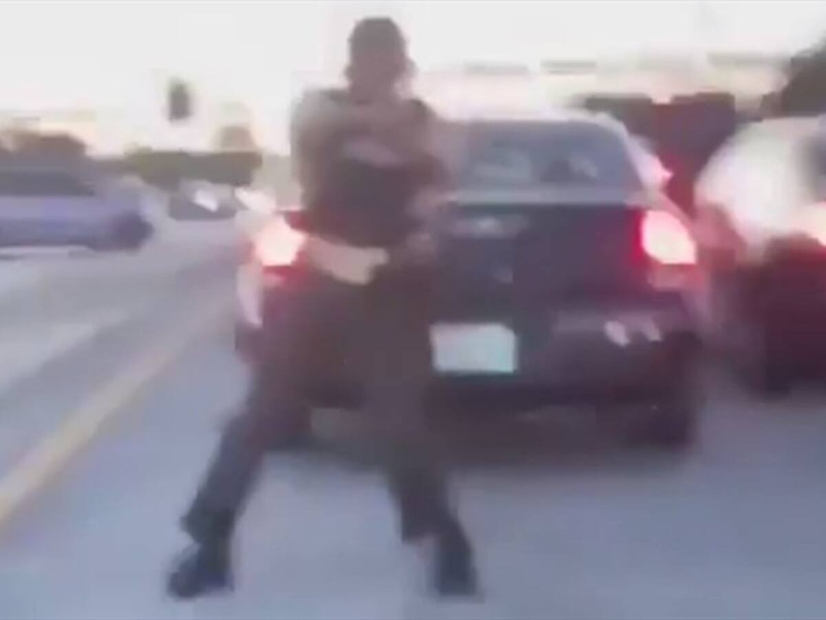 Video: Tensionante momento se vivió en Miami en medio de tiroteo entre policía y ladrones