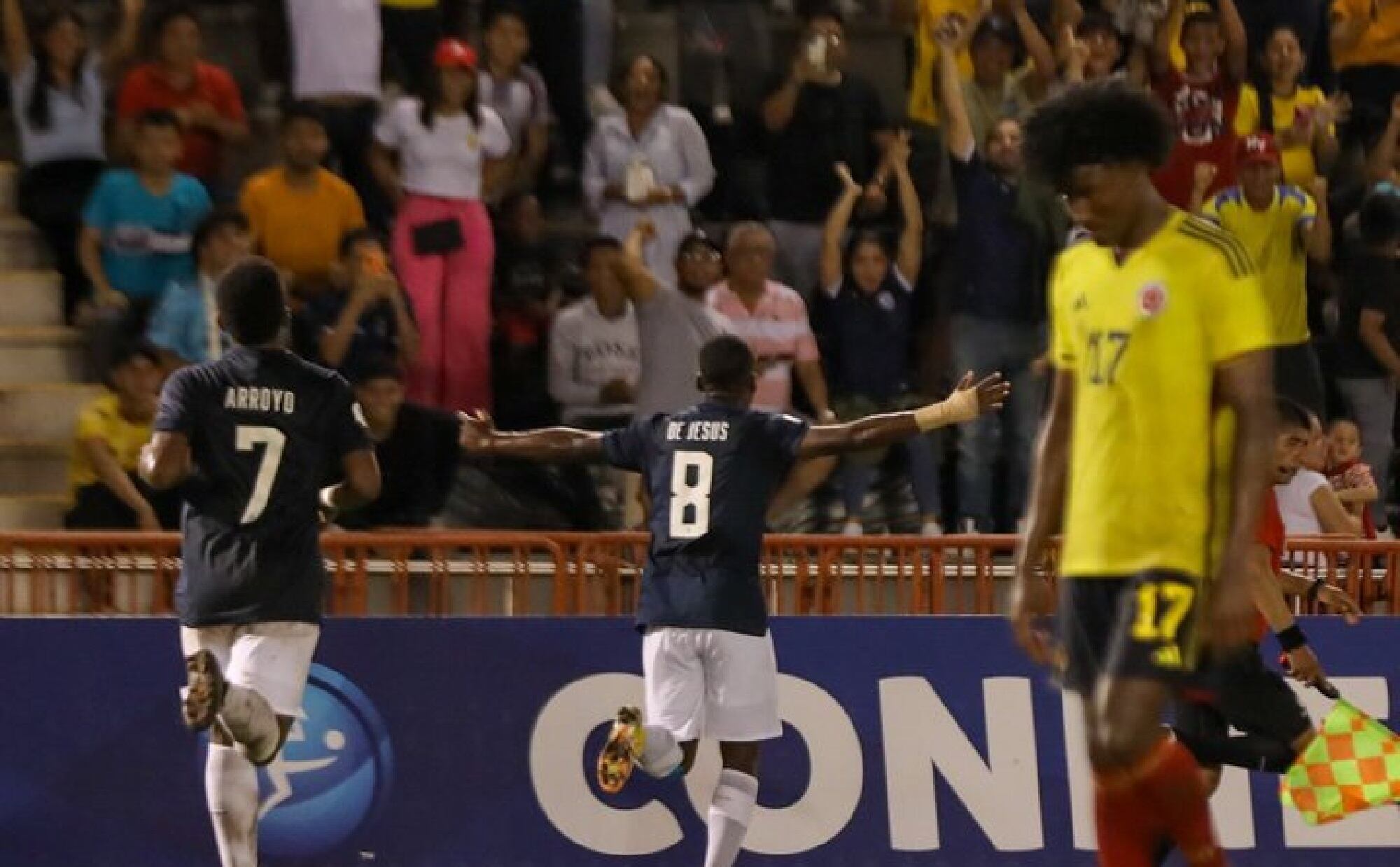 Selección Colombia vs. Selección de Ecuador en el Sudamericano Sub-17. Foto: Twitter Oficial Selección de Ecuador (@LaTri)