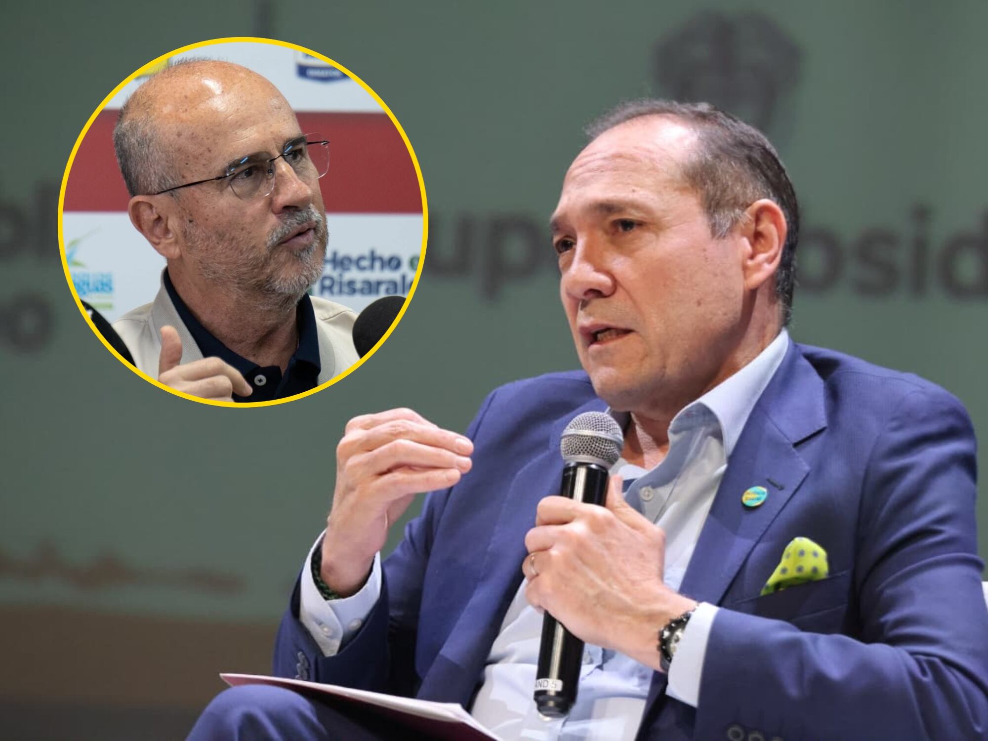 Antonio Sanguino. Foto: Colprensa - Presidente del Deportivo Pereira. Foto: Redes Sociales.