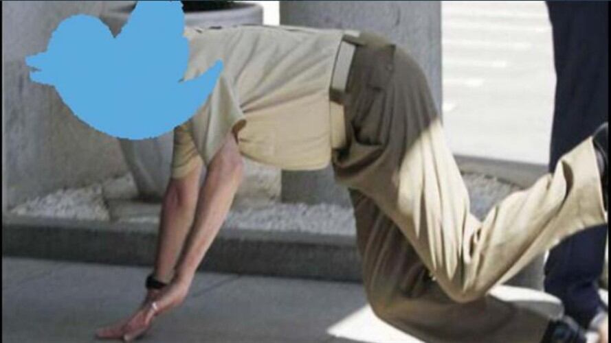 Caída de Twitter a nivel mundial. Foto: Twitter