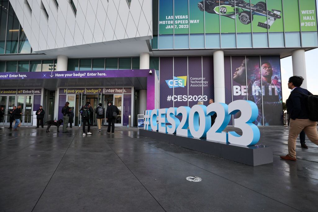 LAS VEGAS, NEVADA - JANUARY 5: CES, the world's largest annual consumer technology t (Photo by Tayfun Coskun/Anadolu Agency via Getty Images)