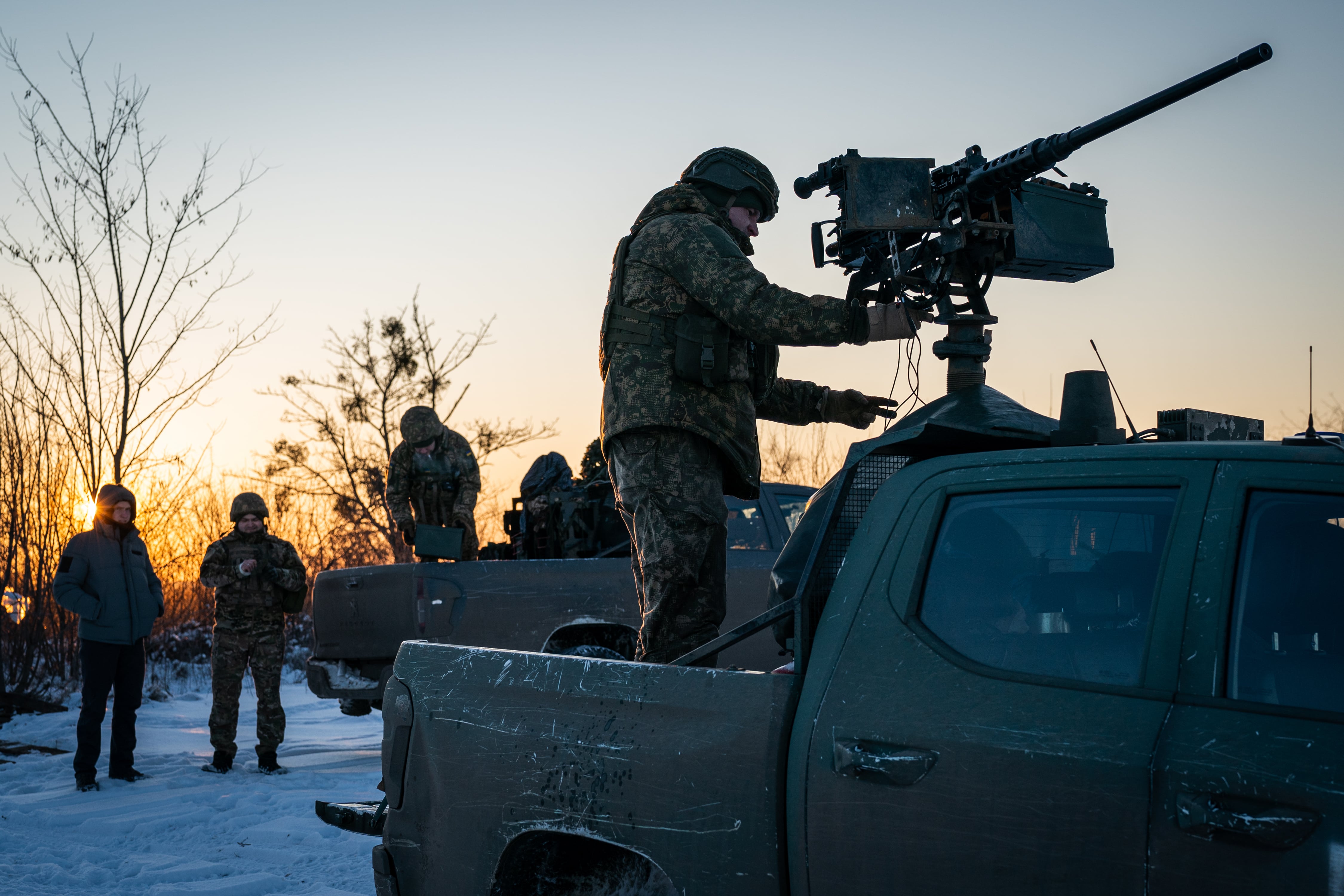 Soldados ucranianos. FOTO: Wolfgang Schwan/Anadolu via Getty Images