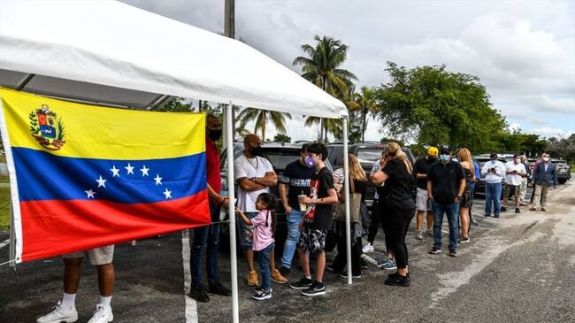 La Casa Blanca defiende la deportación de migrantes venezolanos a Colombia. Foto: Getty Images