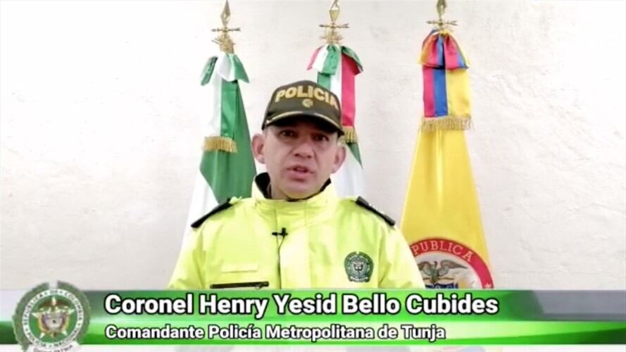 Este lamentable hecho correspondería a un caso de justicia por mano propia.. Foto: Policia Metropolitana de Tunja