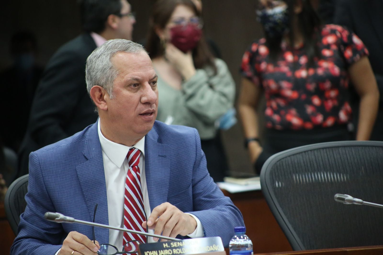BOGOTÁ. Senadores periodo 2022-2026. En la foto senador John Jairo Roldan, Partido Liberal Foto: Colprensa (Prensa Senado).