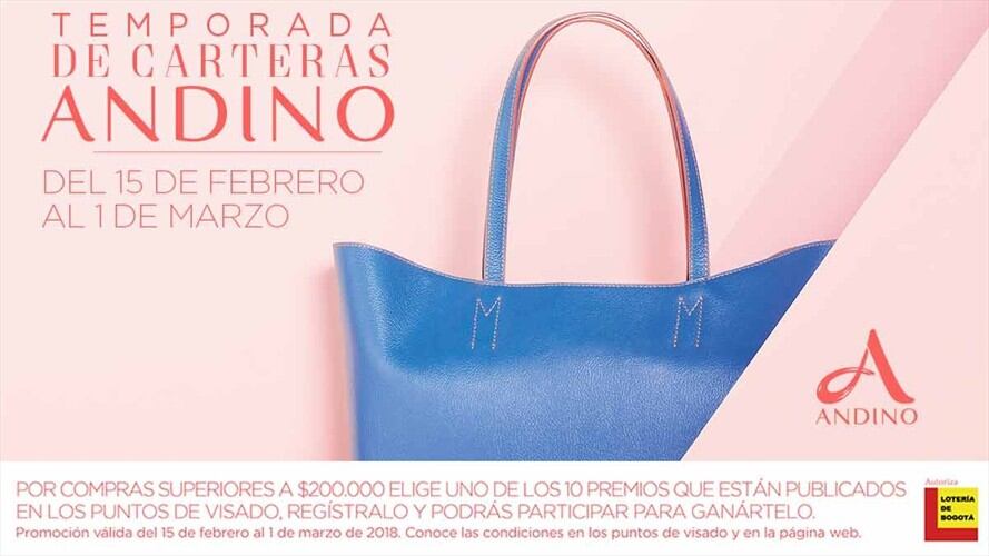 Temporada Carteras en Andino. Foto: