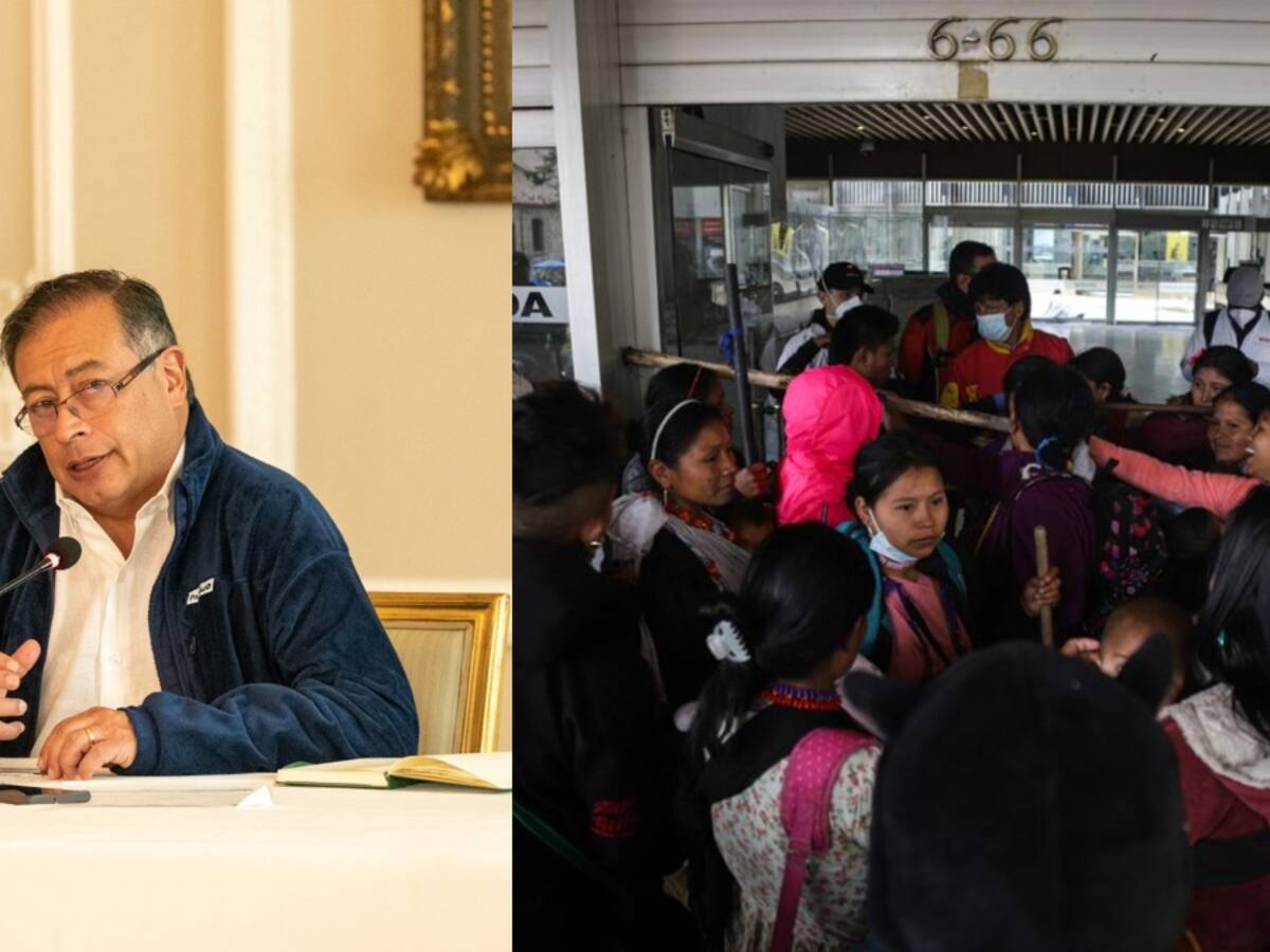 Nunca será protesta la agresión a un policía: Petro tras disturbios en Bogotá