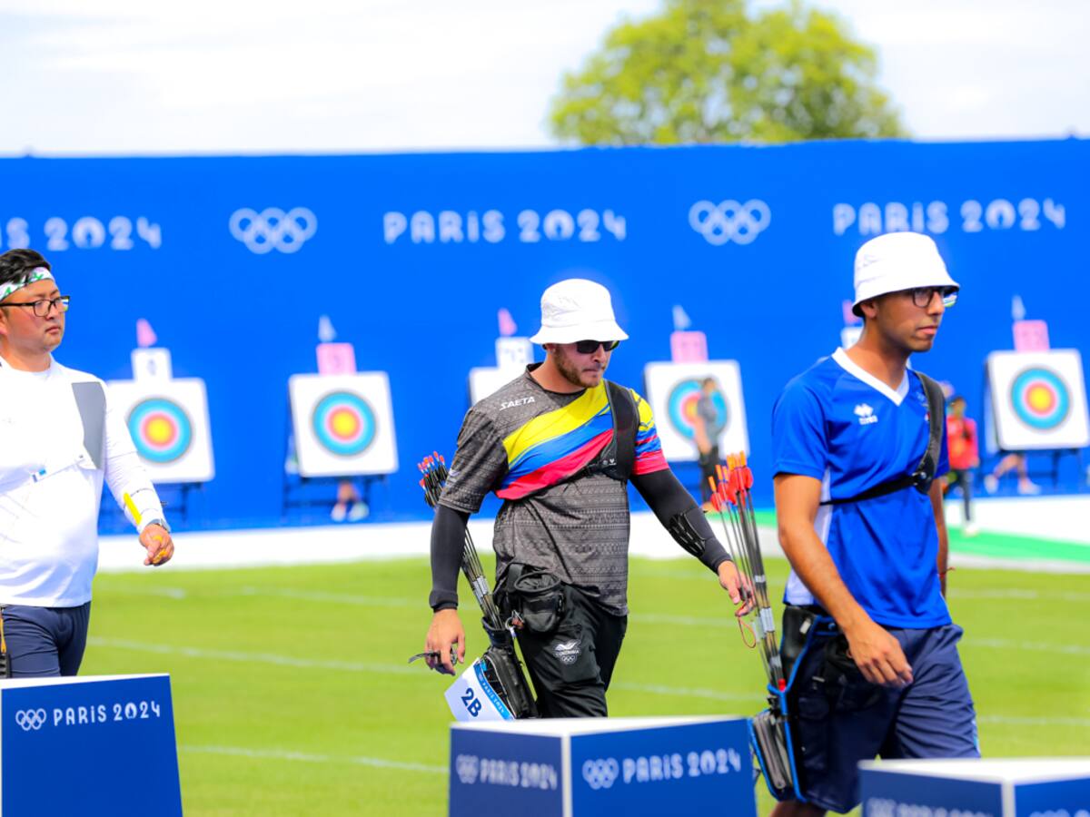 Equipo masculino de Colombia de tiro con arco cayó ante Turquía en los octavos por JJ. OO.