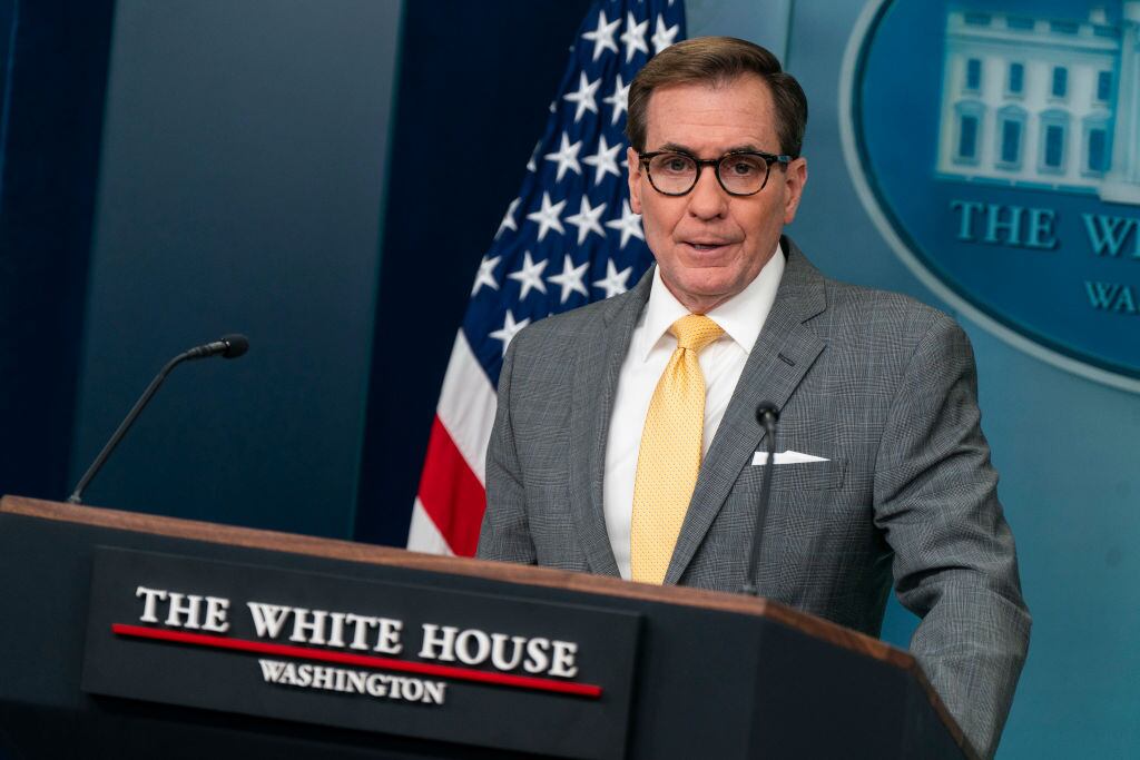 John Kirby, portavoz de la Casa Blanca. Foto: Getty Images.