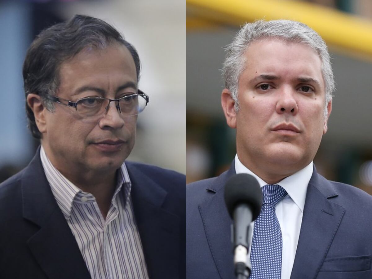 Gustavo Petro e Iván Duque.
