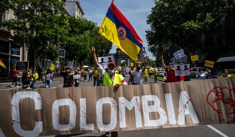 #ColombiaExige . Foto: Getty Images