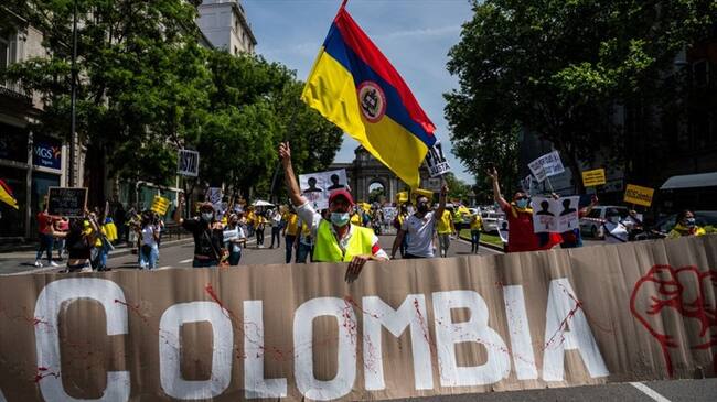 #ColombiaExige . Foto: Getty Images