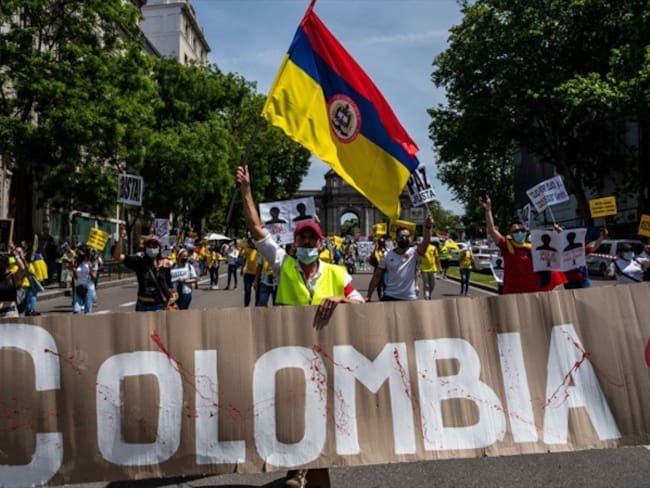 #ColombiaExige . Foto: Getty Images