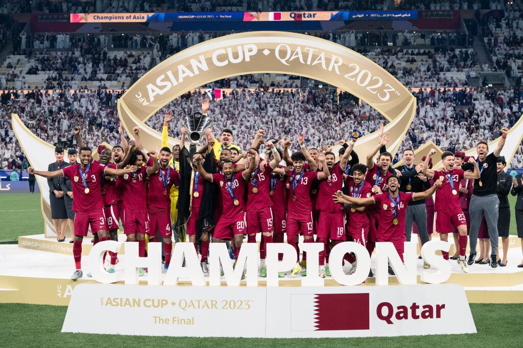 Catar, campeón de la Copa de Asia. (Photo by Clicks Images/Getty Images)