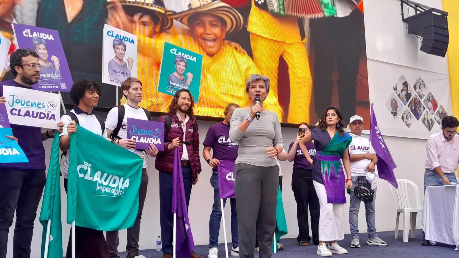 Claudia López lanzó oficialmente su comité de firmas para las presidenciales de 2026. Foto: W Radio