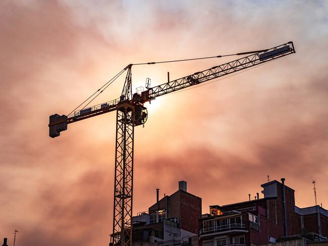 Construcción imagen de referencia. Foto: Getty Images.