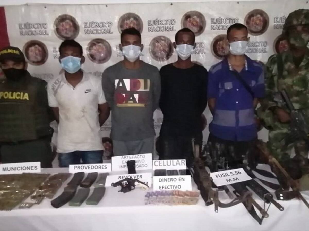 Cuatro capturas dejan combates entre el Ejército y el Clan del Golfo en el sur de Córdoba