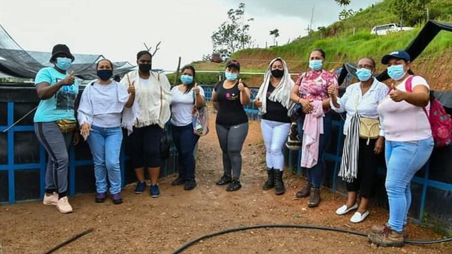 Según las autoridades el proyecto productivo es autosostenible y rentable. Foto: Alcaldía de Puerto Boyacá