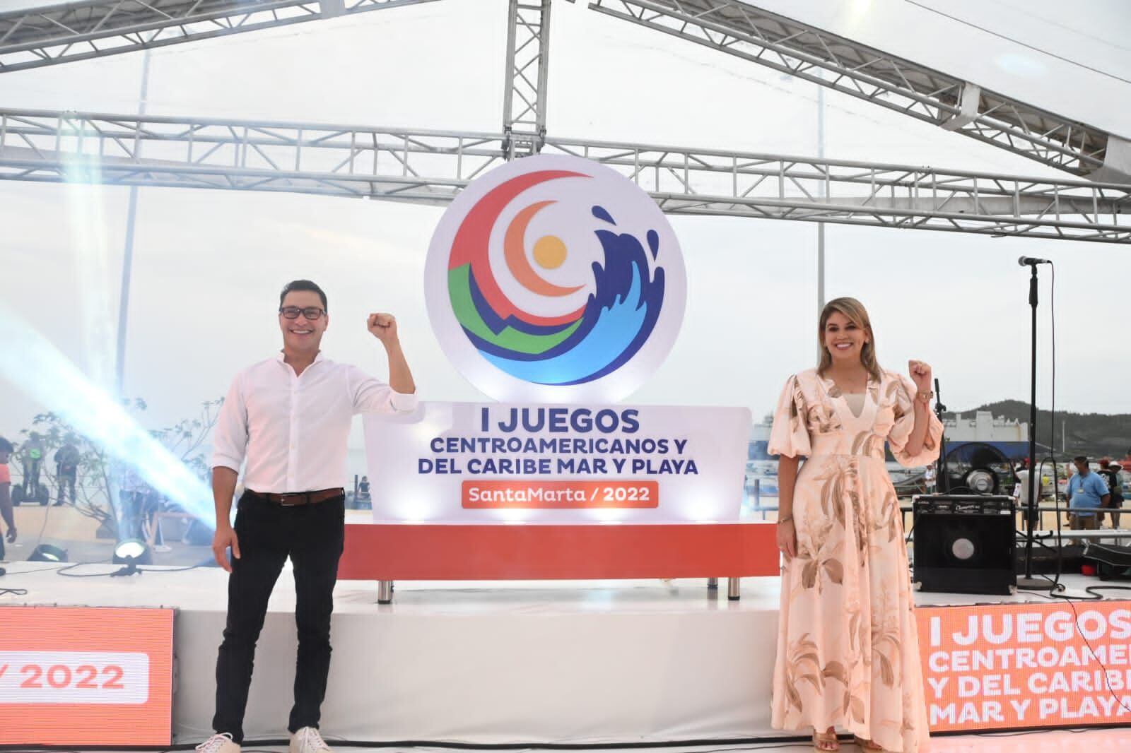 Lanzamiento de la imagen de los juegos de playa/ Alcaldía de Santa Marta