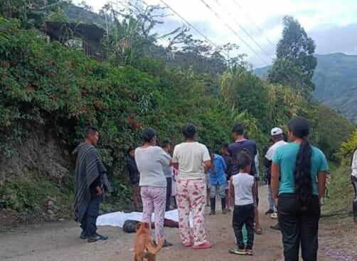 Los hechos tuvieron lugar en el sector rural del municipio de Toribío. Crédito: Red de Apoyo Cauca,