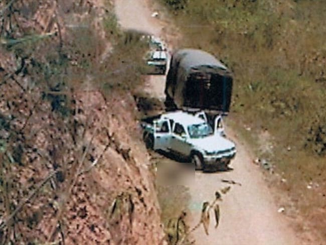 El 19 de marzo de 2004, se registró la masacre de siete policías del Gaula en Guatarilla, departamento de Nariño. Foto: Colprensa