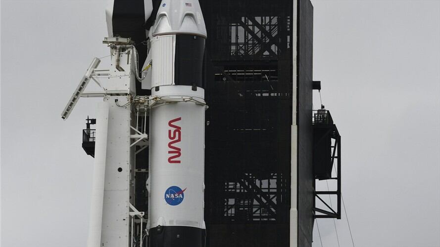 La NASA y La compañía SpaceX enviarán desde Cabo Cañaveral (Florida) la primera misión operativa tripulada a la Estación Espacial Internacional (EEI). Foto: Getty Images / RED HUBER