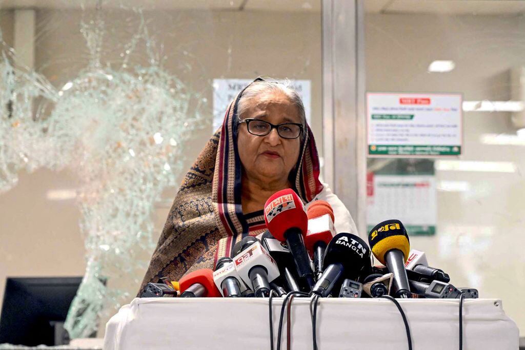 Sheikh Hasina. I Foto: Bangladesh Prime Minister's Office/AFP via Getty Images.