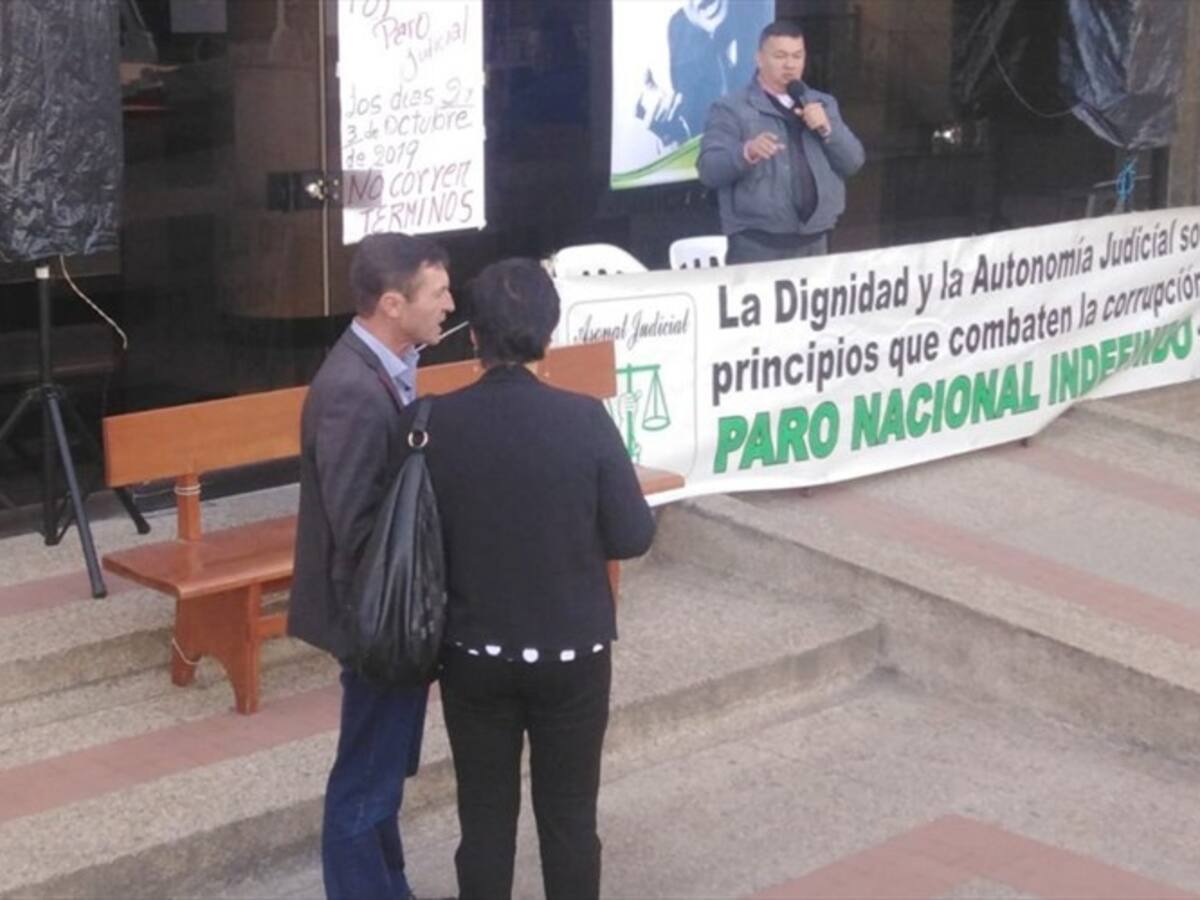 Así avanza el paro de la rama judicial por 48 horas en Boyacá