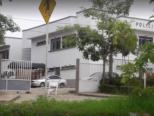 Estación de Policía Los Caracoles. Foto: Cortesía Antonio Canchila.