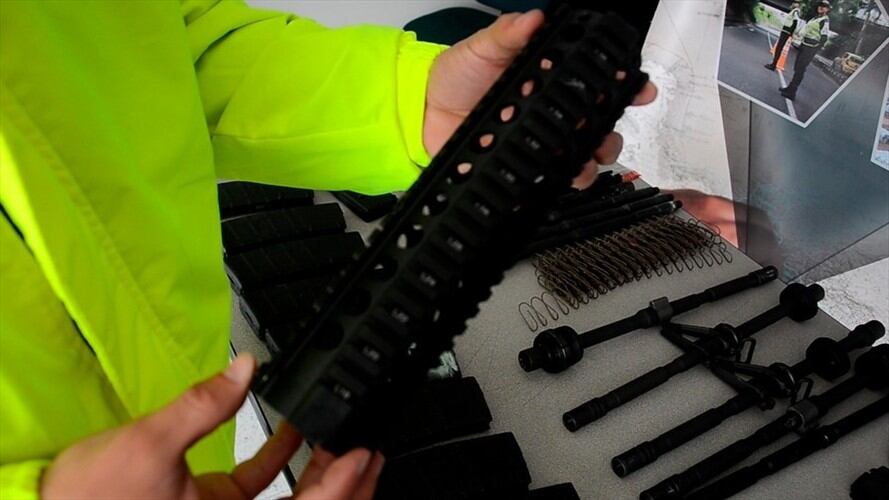 Elber Antonio Castillo Jiménez, alias Perro, fue enviado a la cárcel por el presunto porte ilegal de armas de fuego de defensa personal y de uso privativo de las Fuerzas Armadas. Foto: Colprensa