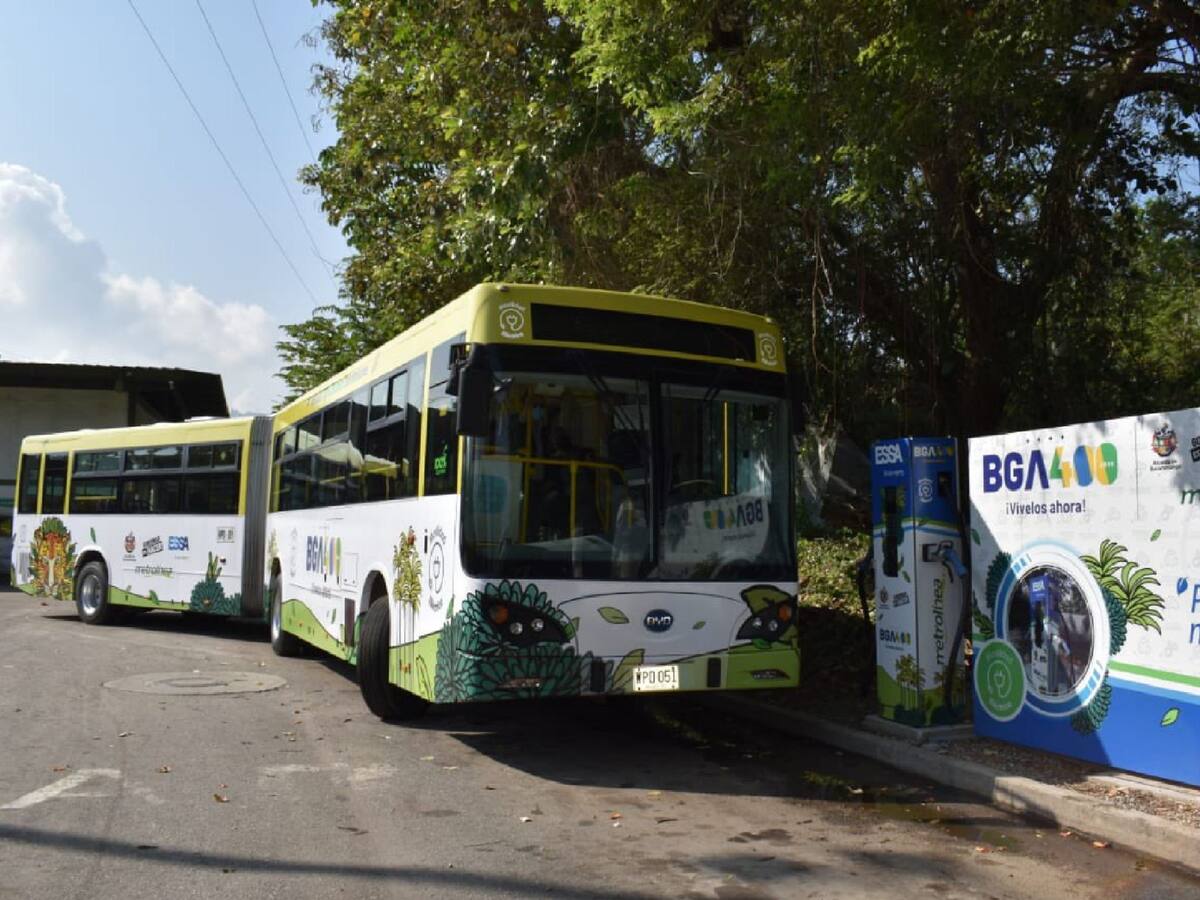 Inició recorridos el primer bus eléctrico en Bucaramanga