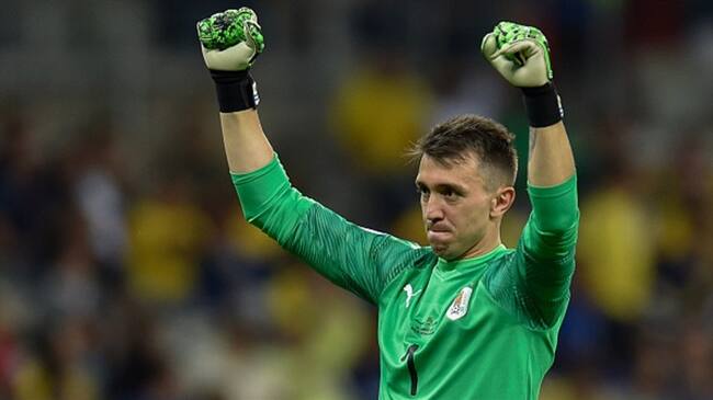 El portero de la selección de Uruguay, Fernando Muslera. Foto: Getty Images