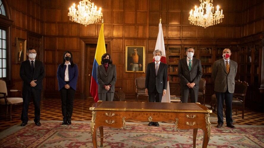 Japón donó a Colombia un cuarto de refrigeración. Foto: Cortesía Cancillería