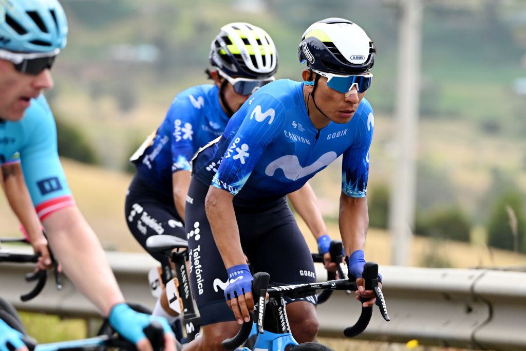 Nairo Quintana durante el Tour Colombia celebrado en el país. (Photo by Maximiliano Blanco/Getty Images)