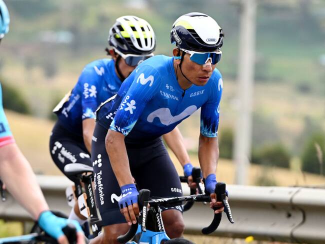 Nairo Quintana durante el Tour Colombia celebrado en el país. (Photo by Maximiliano Blanco/Getty Images)