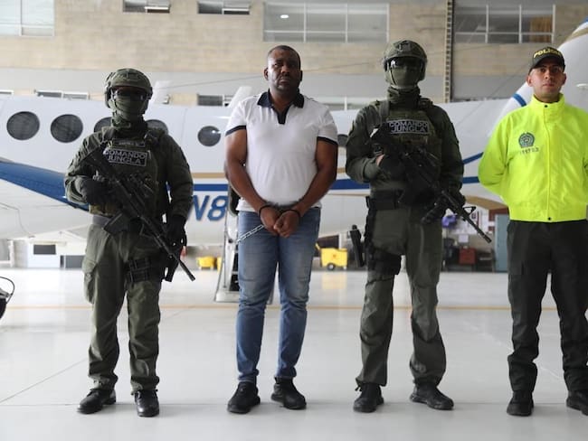 El arresto de alias ‘El Papá’, se dio en el municipio de Jamundí. Foto: Policía.