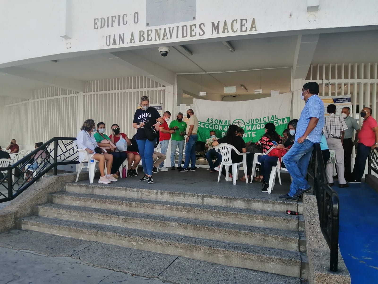 Empleados de la rama judicial entran en paro por el no pago del incremento salarial