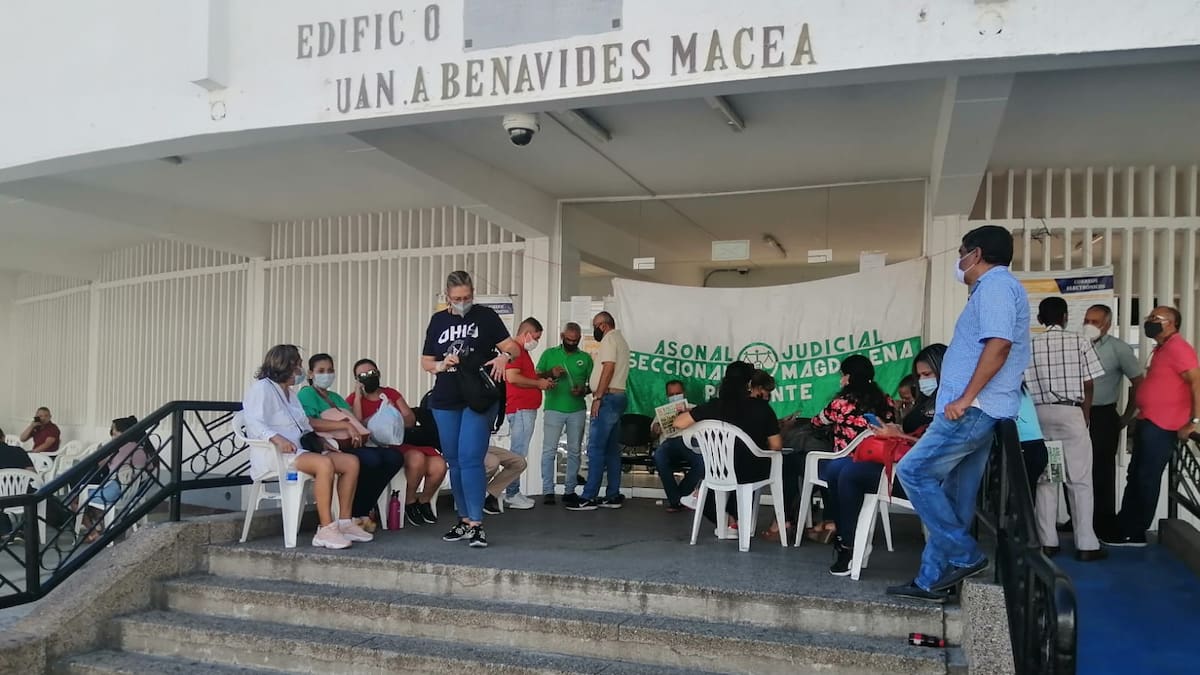 Empleados de la Rama Judicial entran en paro por el no pago del incremento salarial