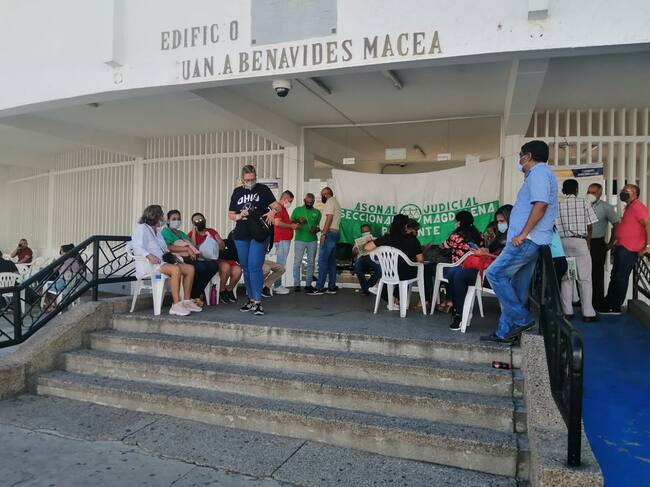 Empleados de la rama judicial entran en paro por el no pago del incremento salarial