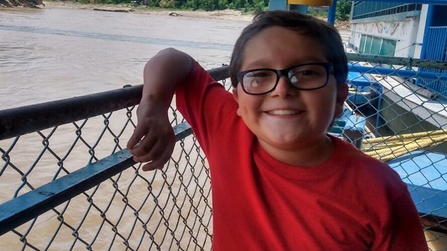 Niño ambientalista y activista Francisco Javier Vera. Foto: Facebook: @franciscoactivistaoficial