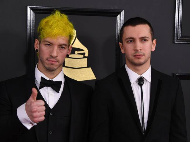 Twenty One Pilots / AFP PHOTO / Mark RALSTON / AFP / MARK RALSTON (Photo credit should read MARK RALSTON/AFP via Getty Images)