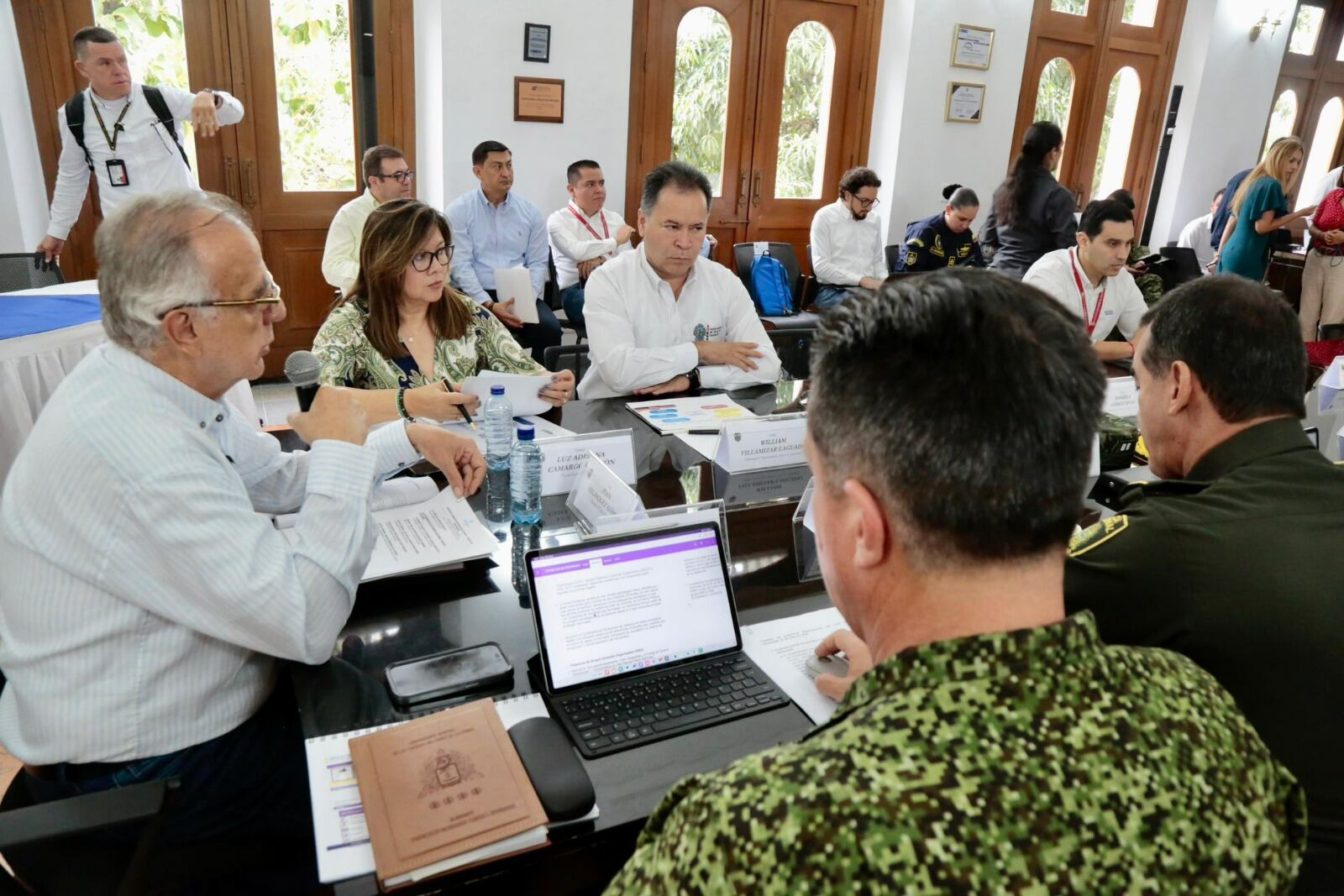 Consejo de seguridad en Norte de Santander. / Foto: @GoberNorte