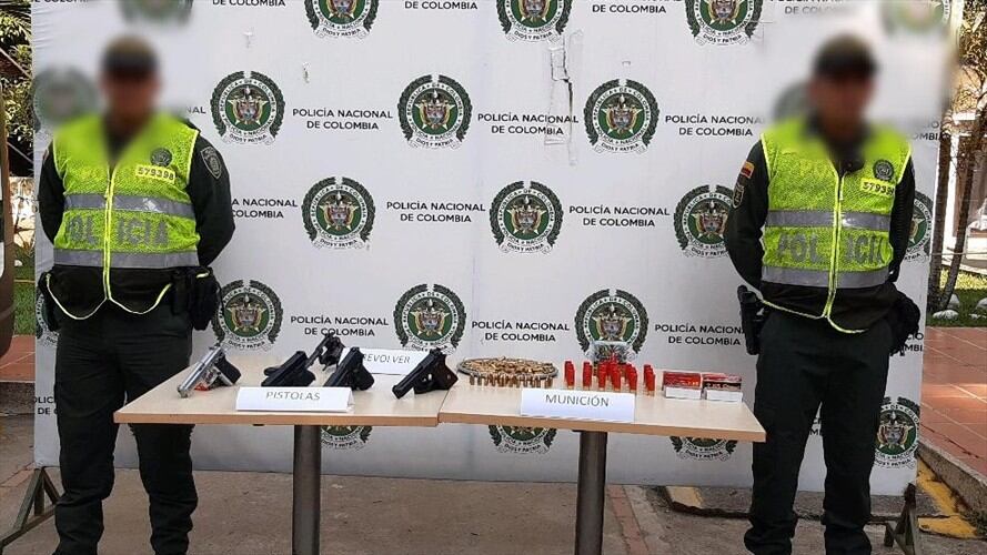El material fue incautado y puesto a disposición de las autoridades competentes. Foto: Policía