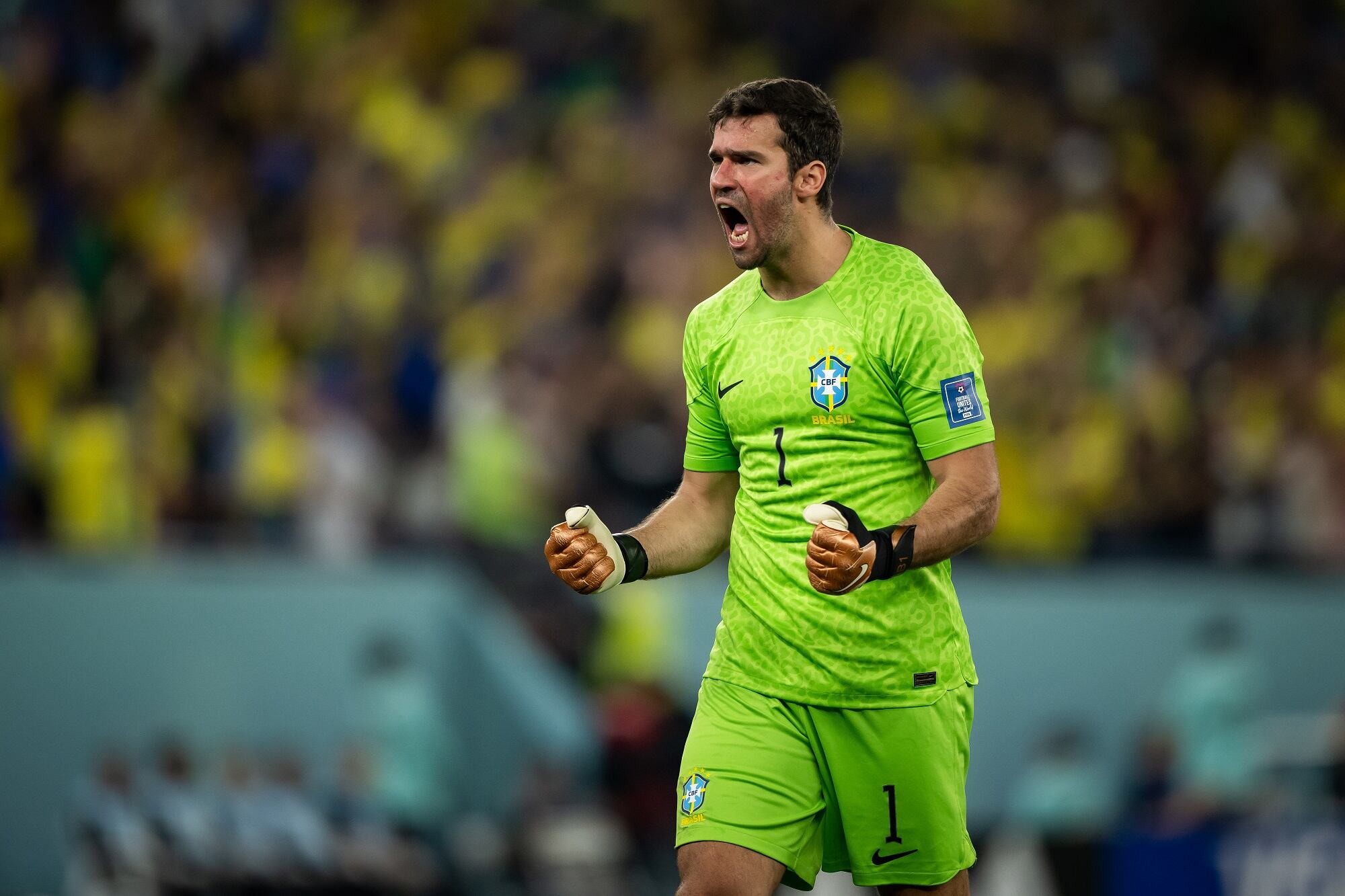 Alisson Becker. (Photo by Marvin Ibo Guengoer - GES Sportfoto/Getty Images)