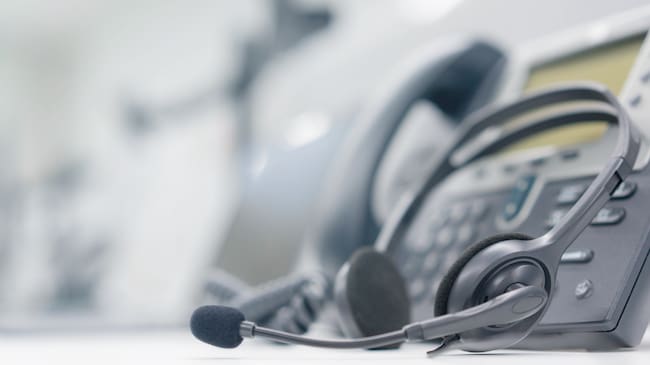 Imagen de referencia de un call center. Foto: Getty Images.