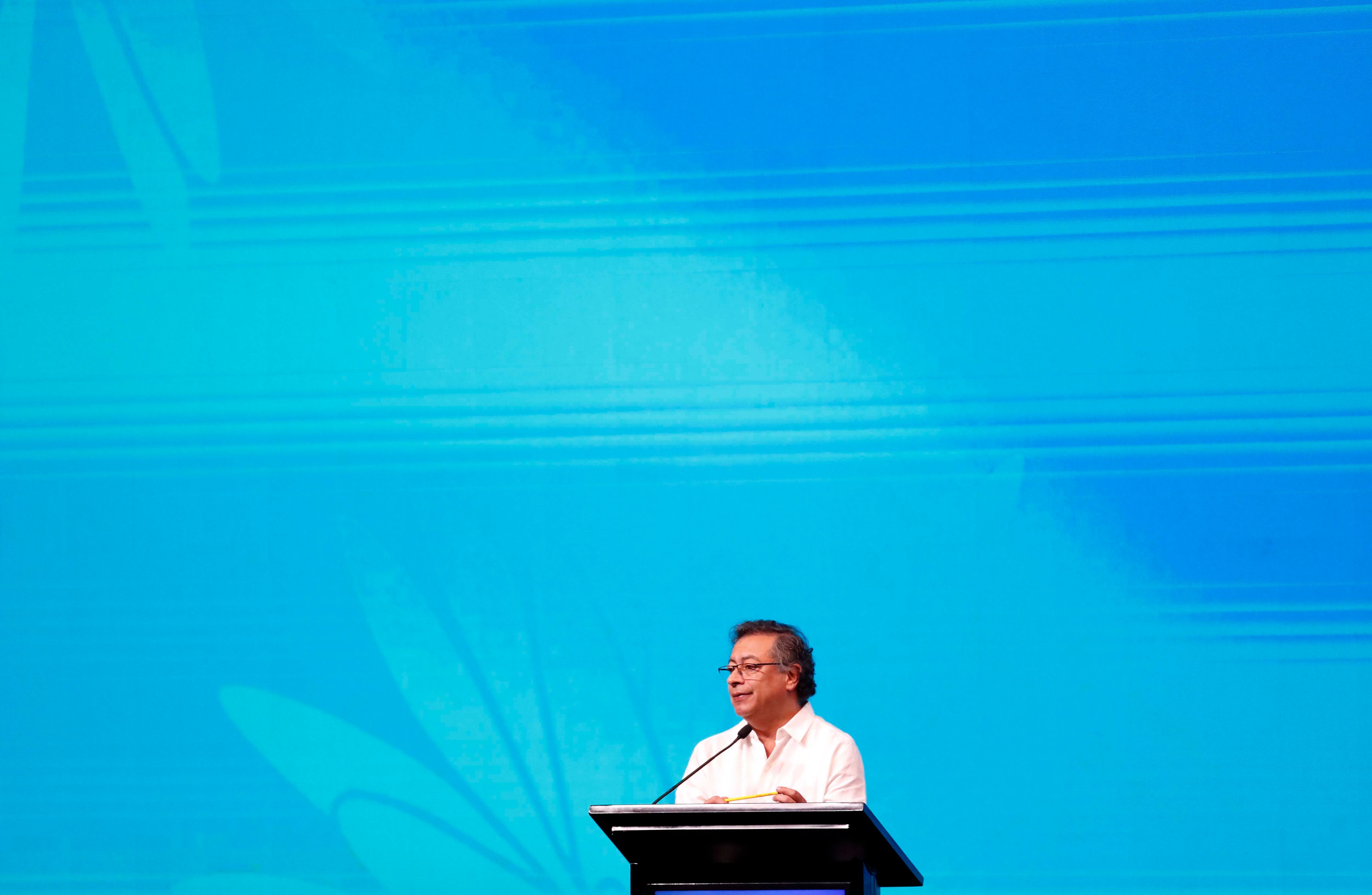 El presidente de Colombia, Gustavo Petro. EFE/ Ernesto Guzmán Jr.