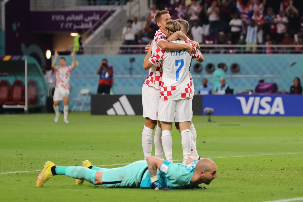 Gol de Croacia frente a Canadá. Mundial de Qatar 2022 27 de noviembre. Foto: Youssef Loulidi/Fantasista/Getty Images